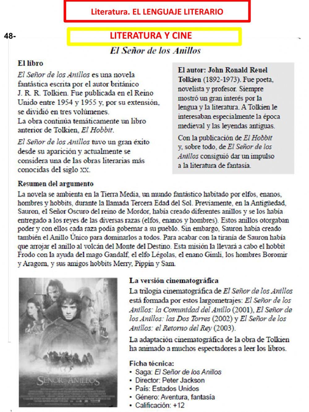 LENGUA 6º CURSO- CUADERNILLO TEMA Nº 1- 2ª PARTE