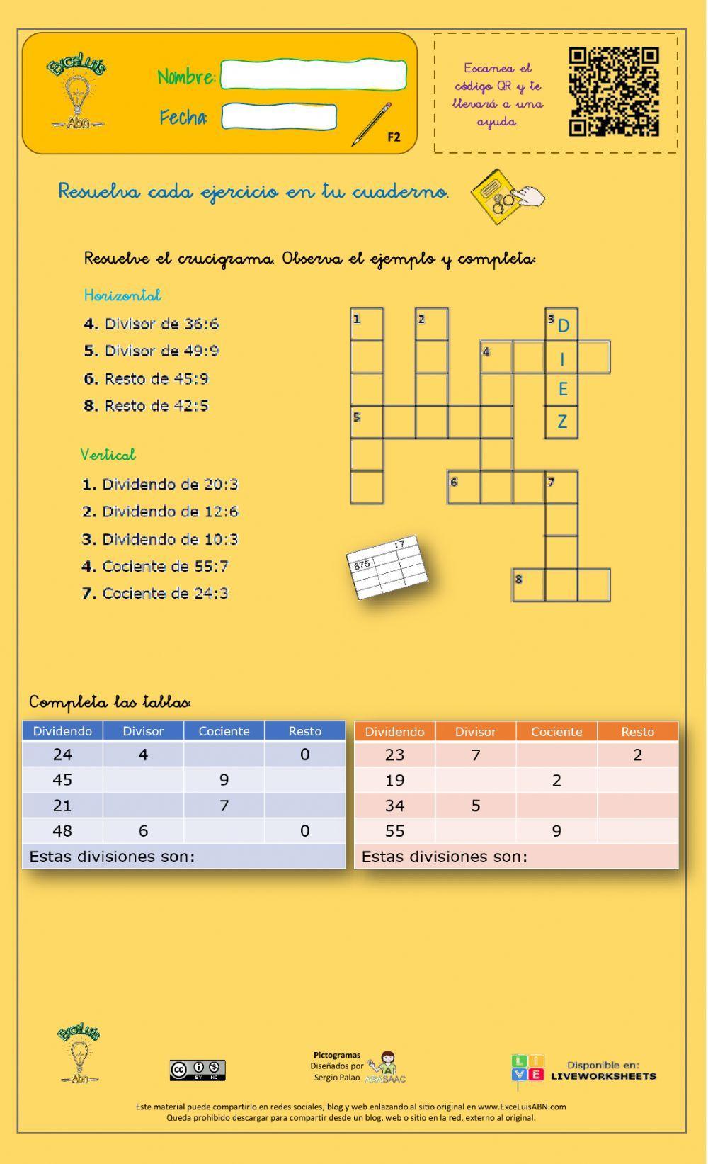 División exacta e inexacta 02