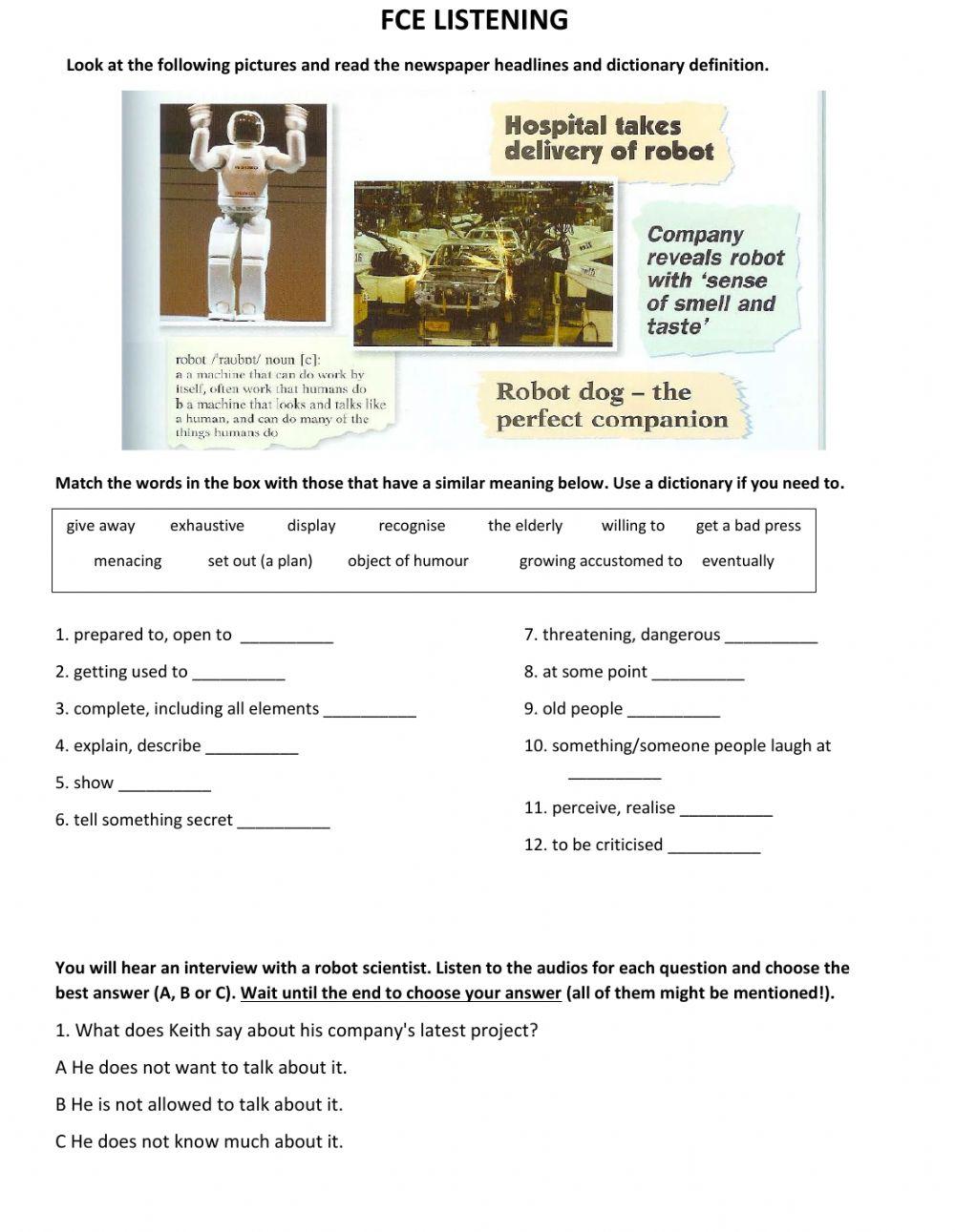 FCE Listening