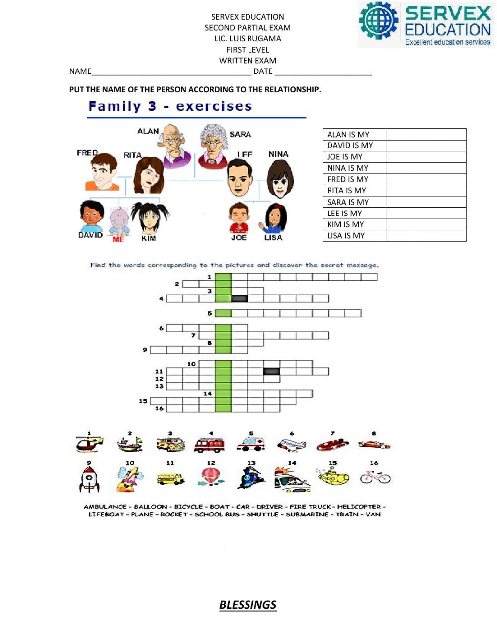 Examen de segundo pacial virtual servex