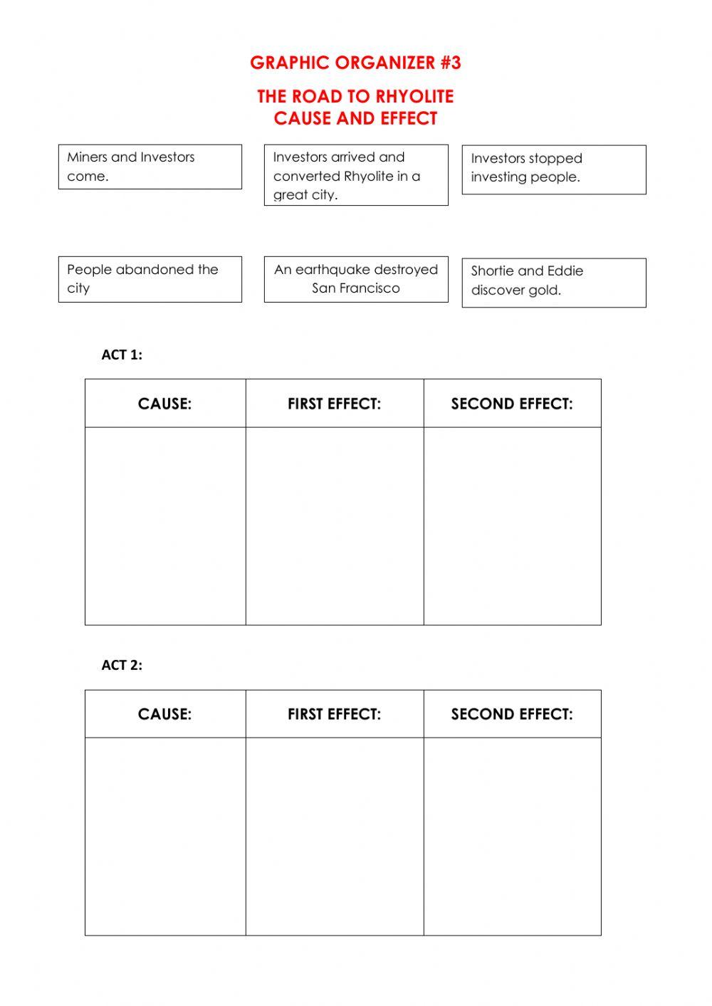 Graphic organizer -3