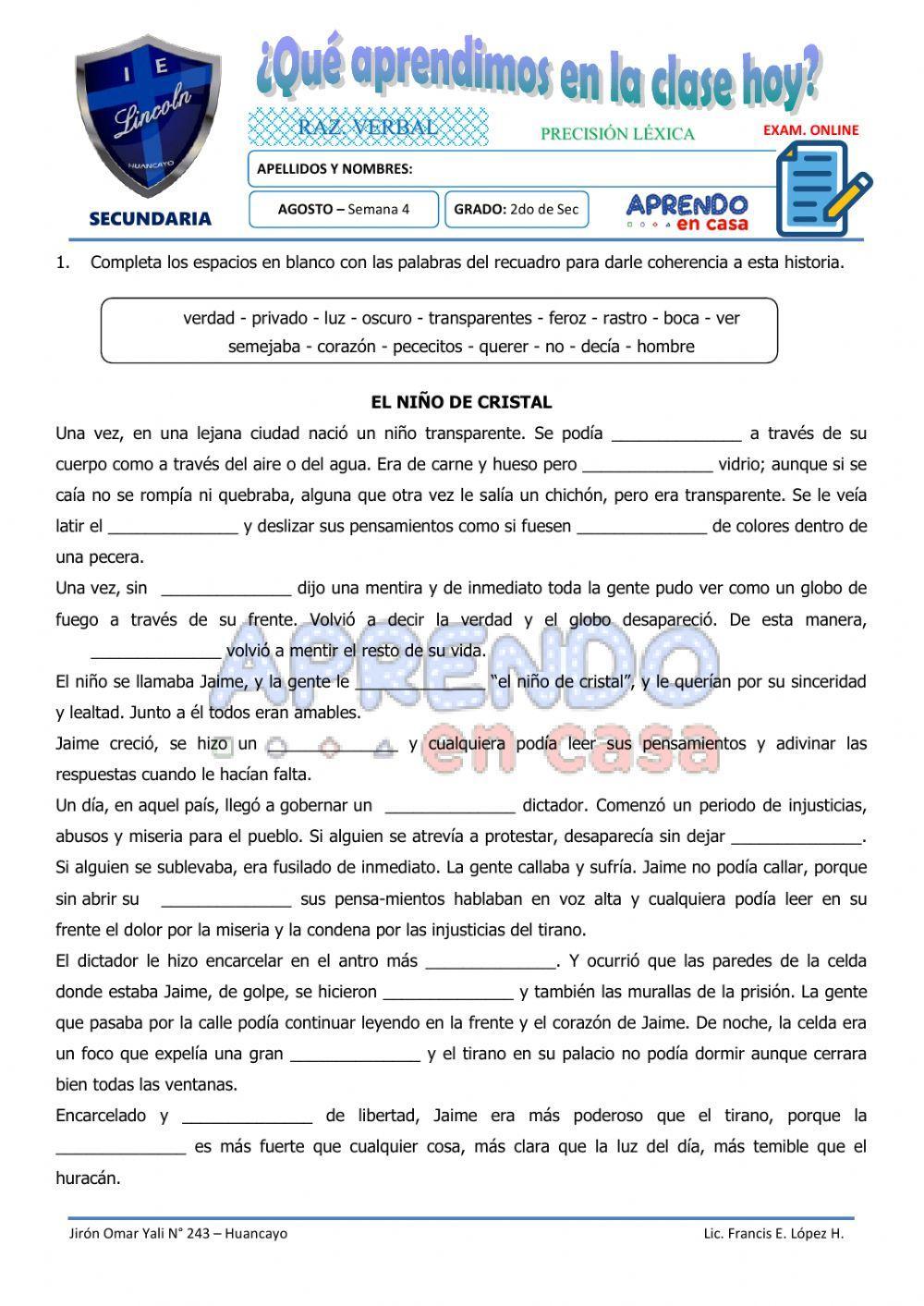 Pract. de Precisión Léxica