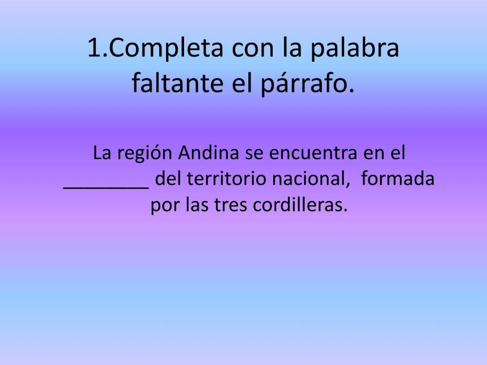 Región  Andina