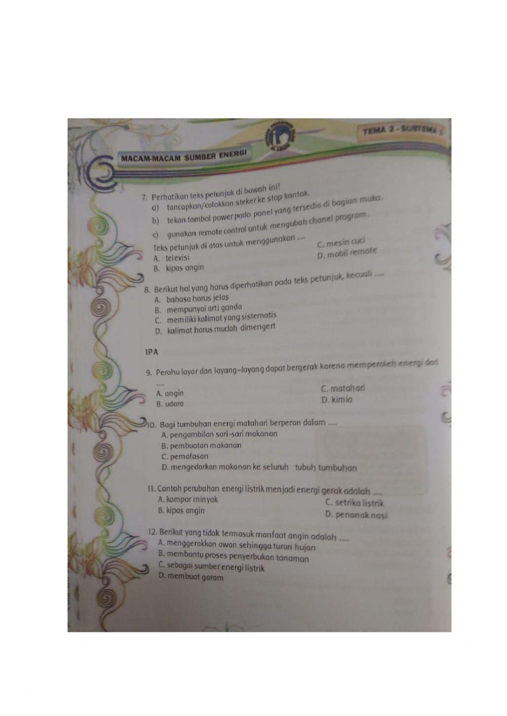 Latihan buku tema 2 halaman 47050