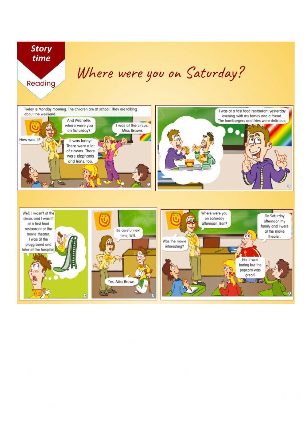 Reading- Where were you....?