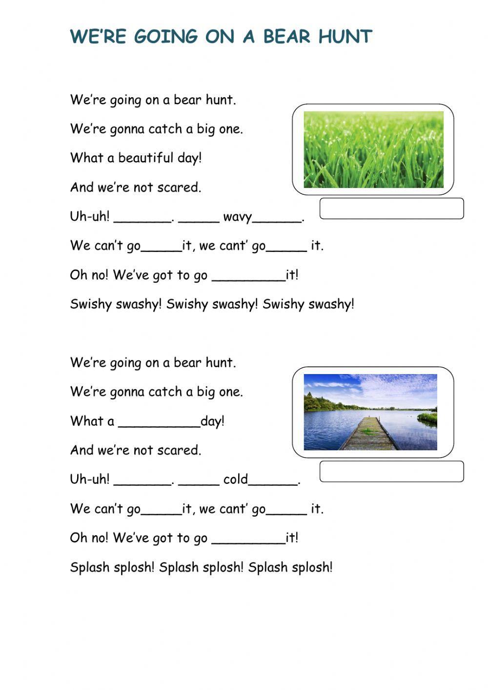 We're going on a bea hunt