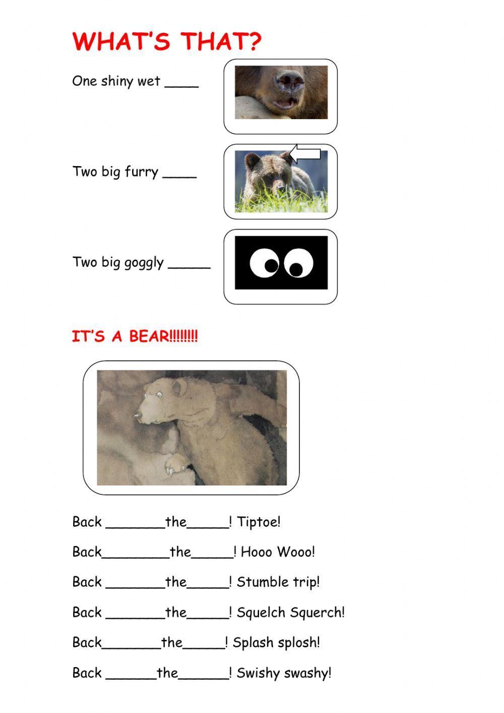 We're going on a bea hunt