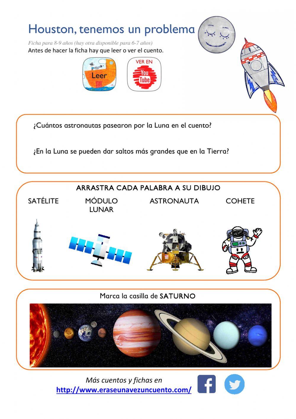 Houston, tenemos un problema. 8-9 años Houston, tenemos un problema. 8-9 años