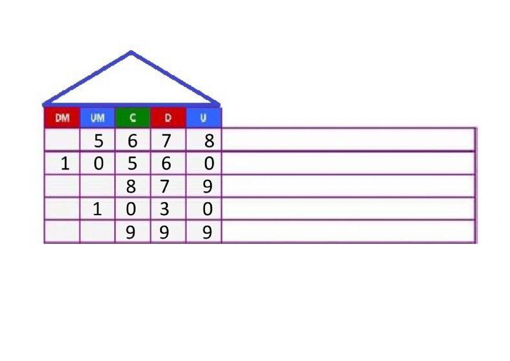 Descomposición de números
