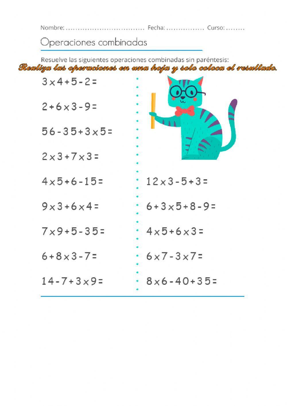 Operaciones Co,binadas