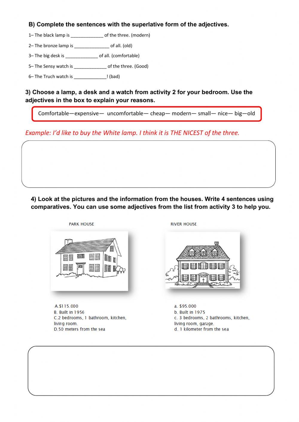 Unit 2 - Comparatives and superlatives
