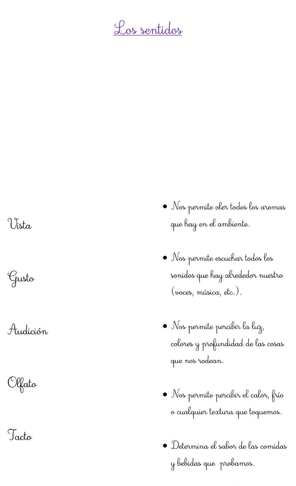 Los sentidos -  4 DE SEPTIEMBRE