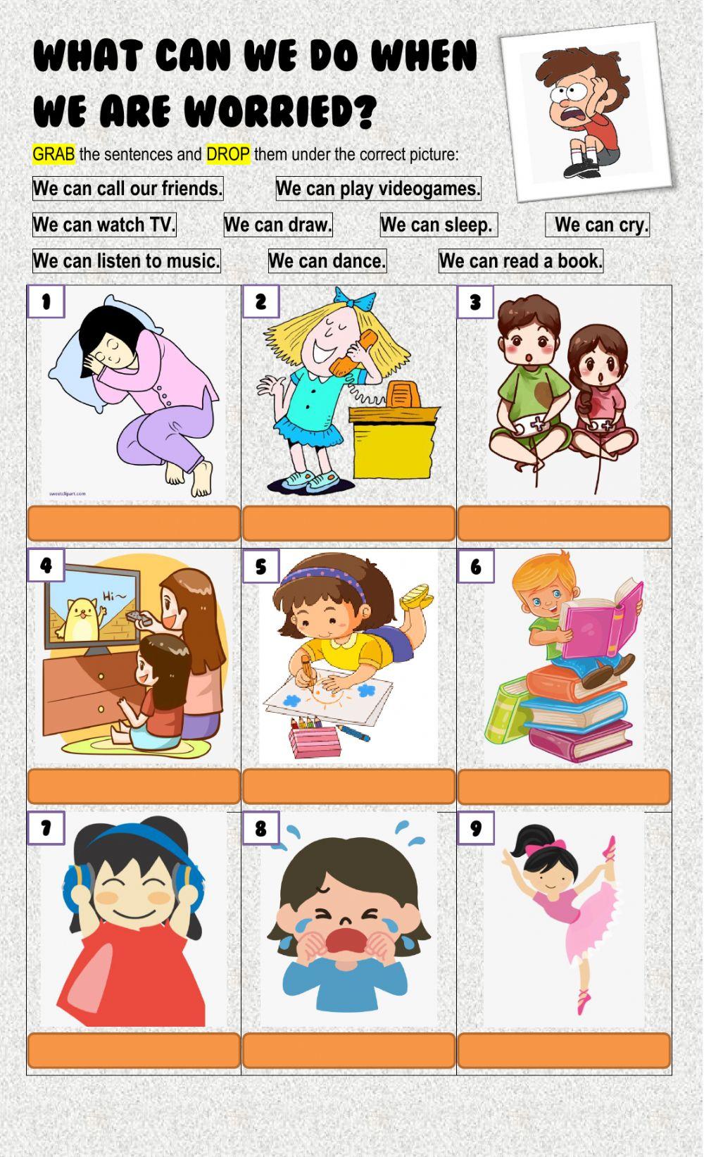 What can we do when we are worried?