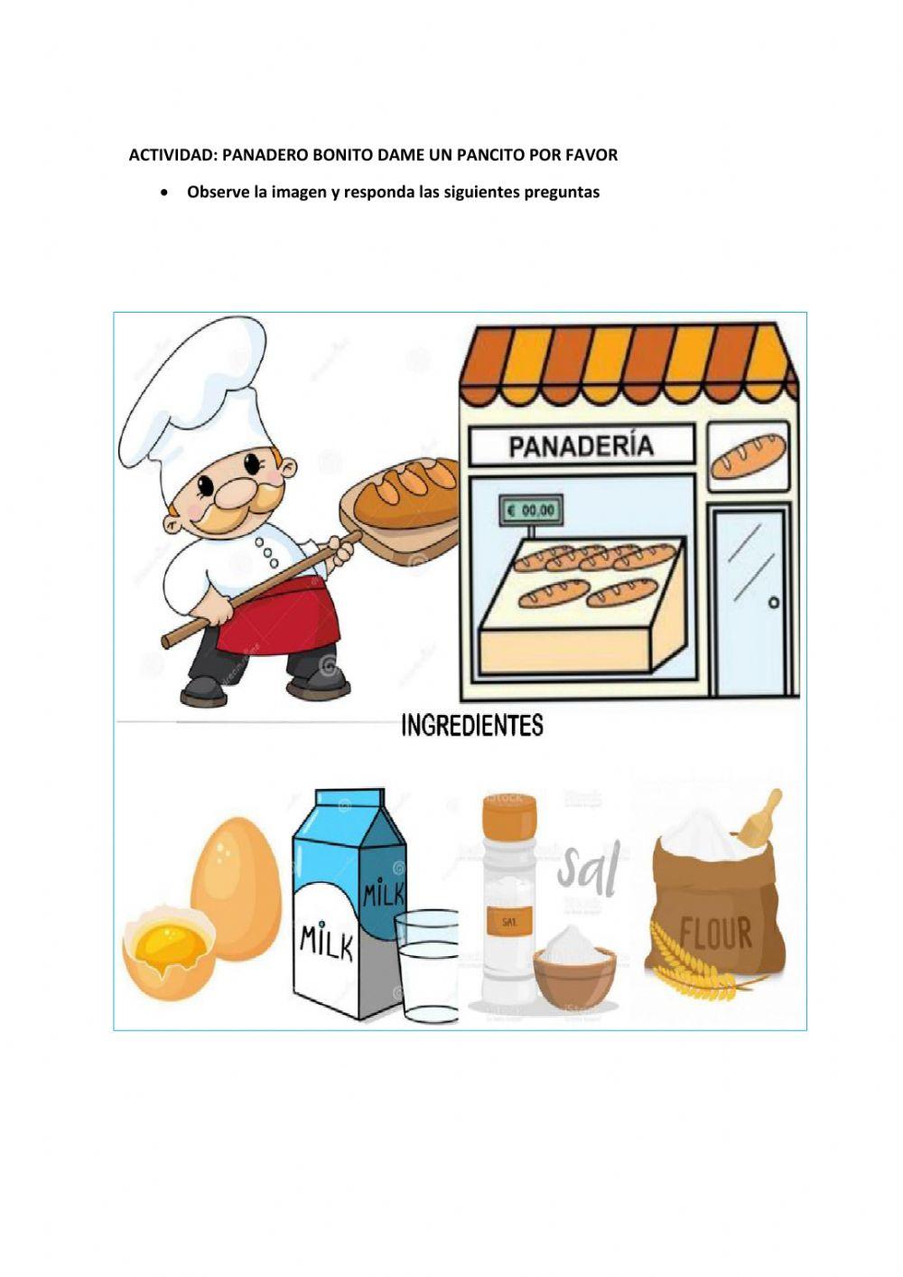 Panadero bonito dame un pancito por favor