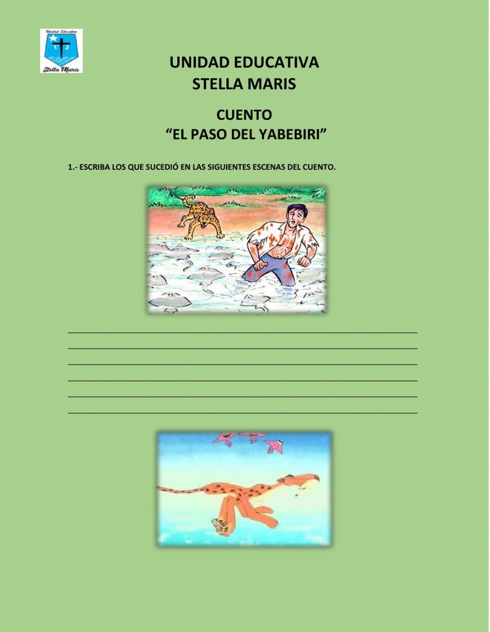 CUENTO EL PASO DEL YABEBIRI