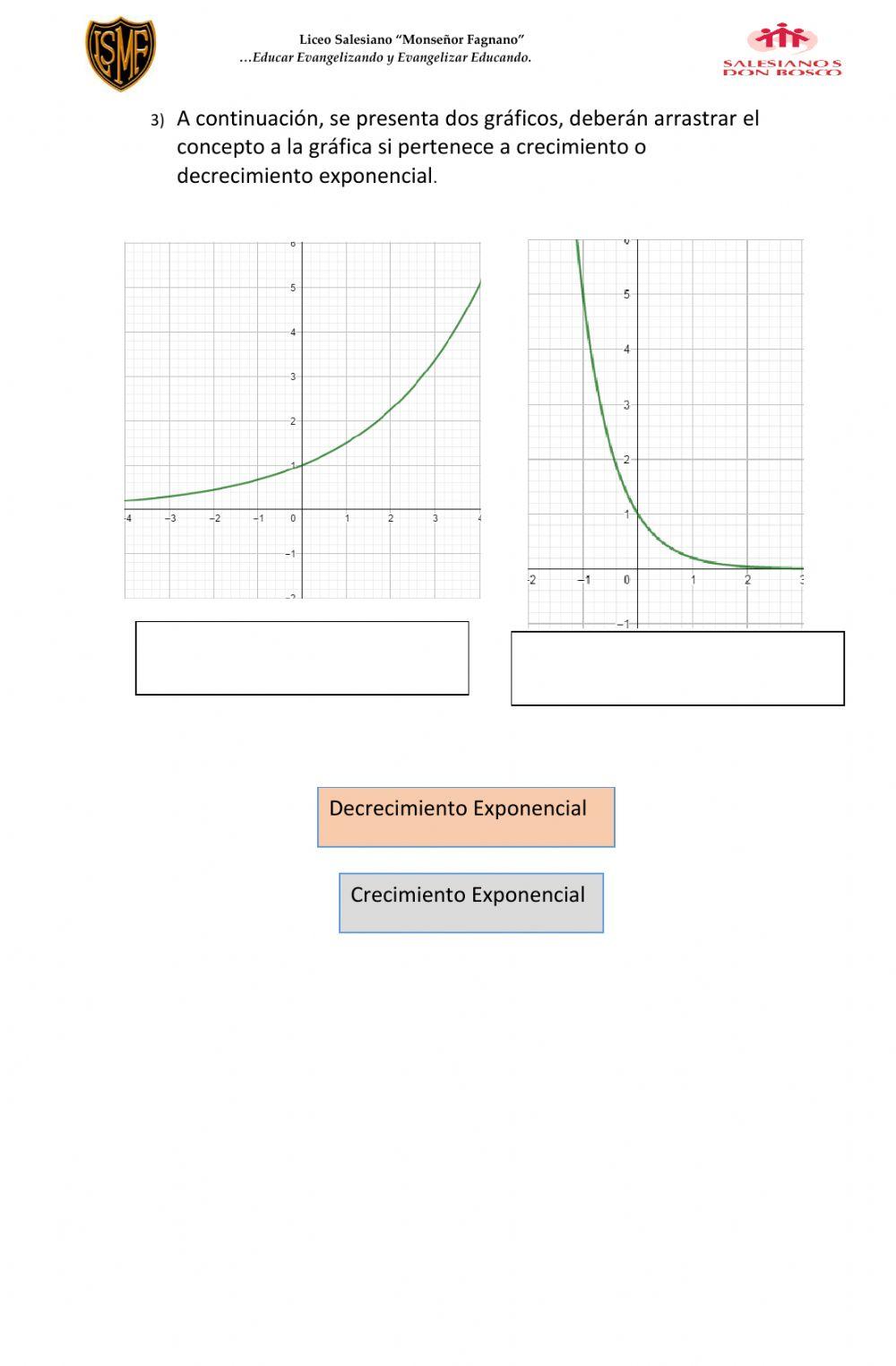Crecimiento y decrecimiento exponencial