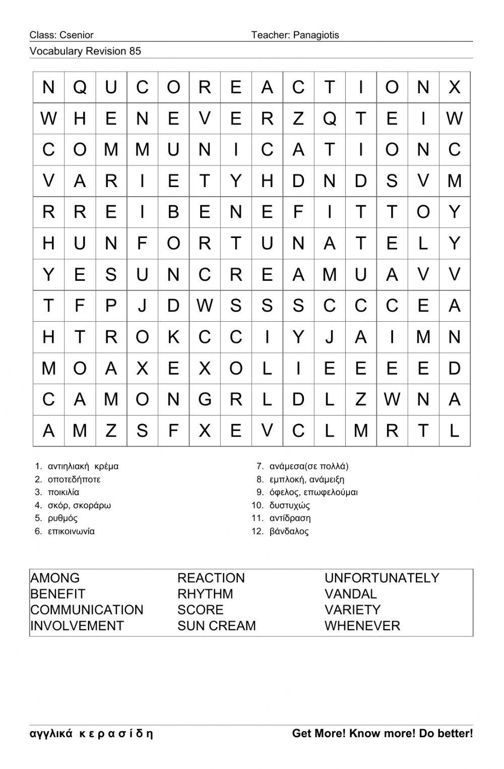 Csenior Wordsearch85