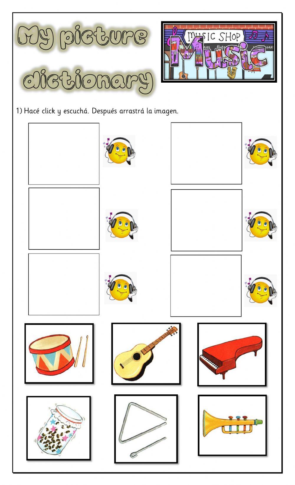 Picture Dictionary-INSTRUMENTS-K5