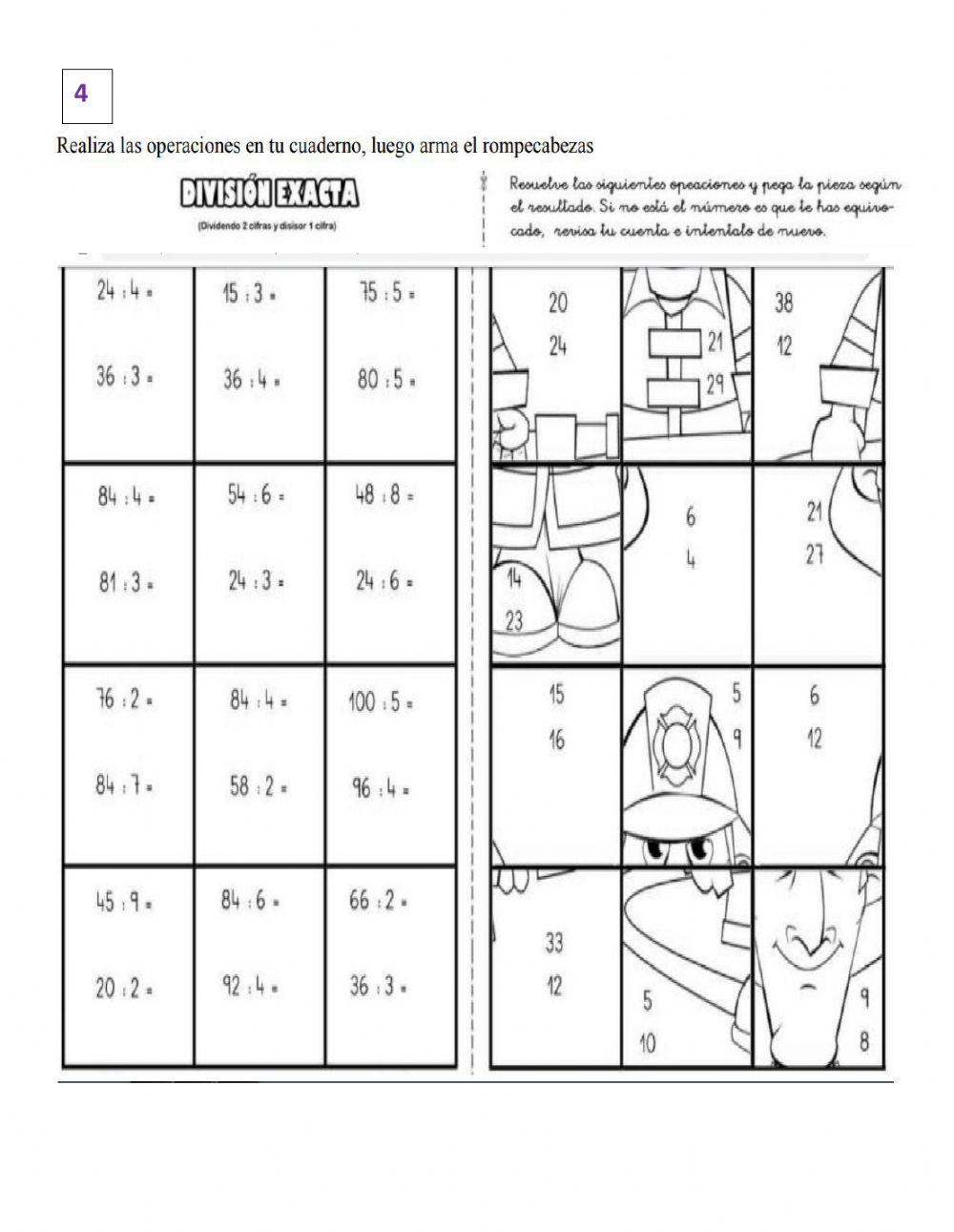 Divisiones y cálculos mentales