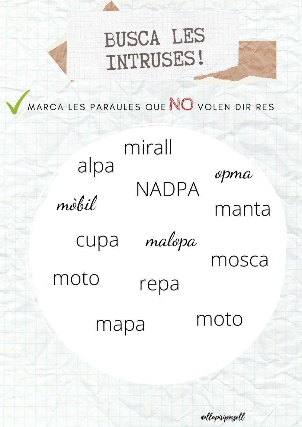 Bisíl·labs 9 primera part