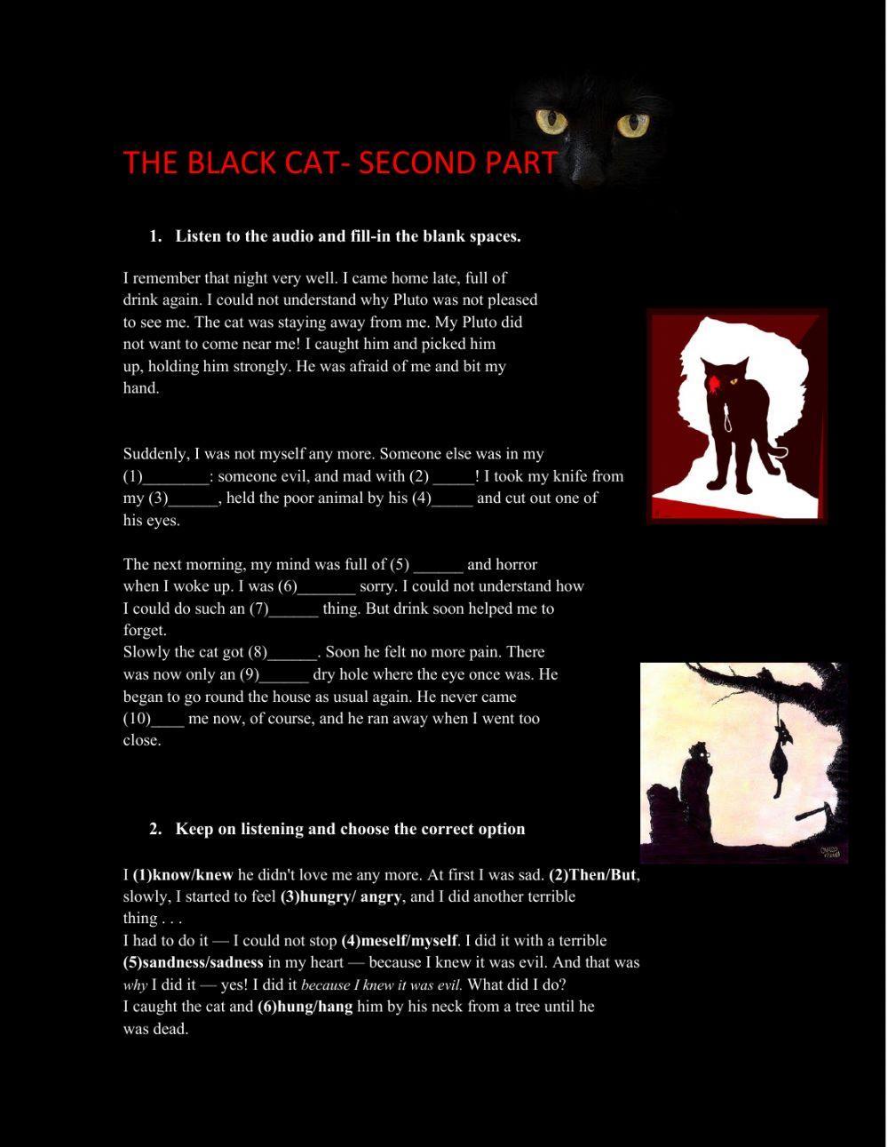 The black cat- second part