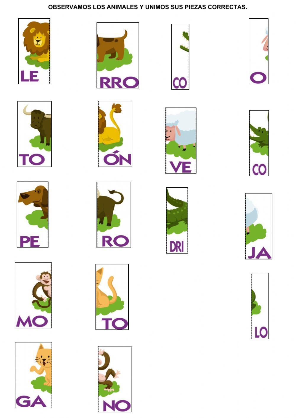 Animales salvajes y domésticos