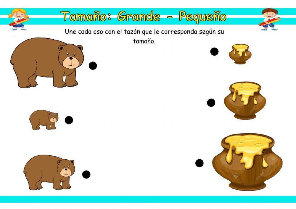 Noción de Tamaño: Grande - Pequeño