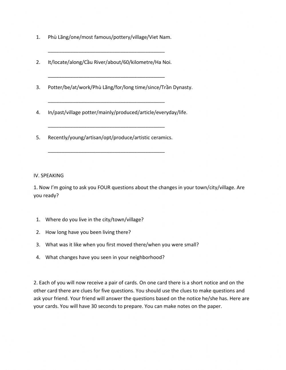 Lớp 9 - Kiểm tra cuối kỳ