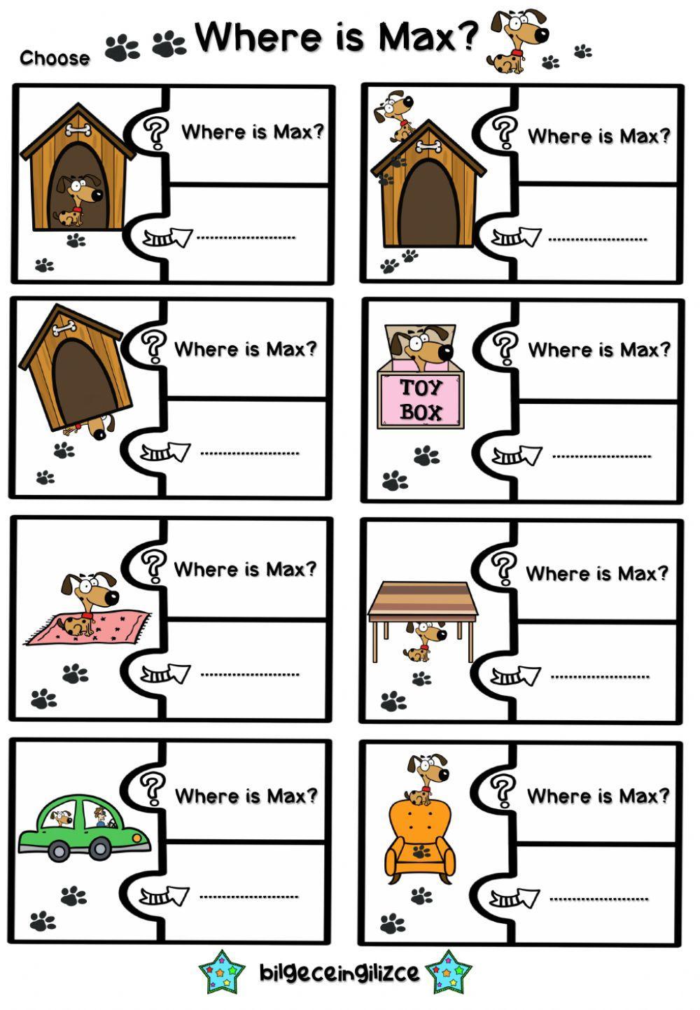 Prepositions of place