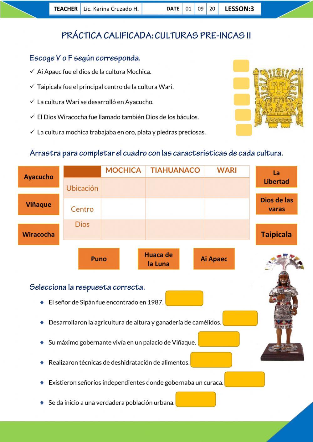 Culturas Pre-incas II