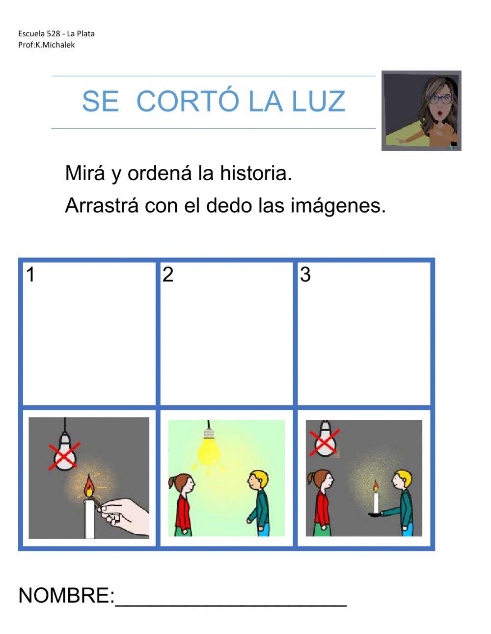 Historia desordenada: Se cortó la luz