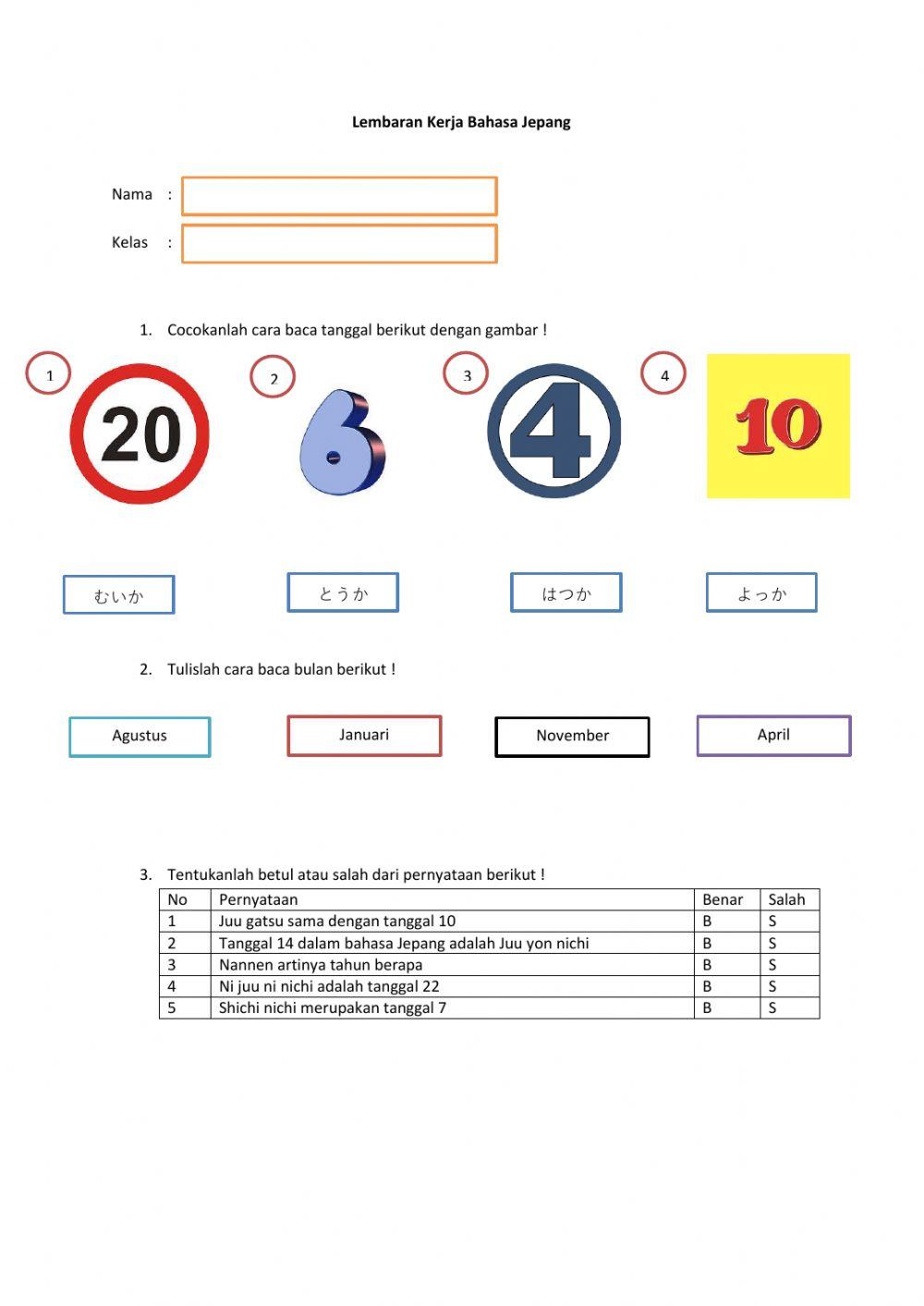 LKS - Tanggal,Bulan &Tahun-