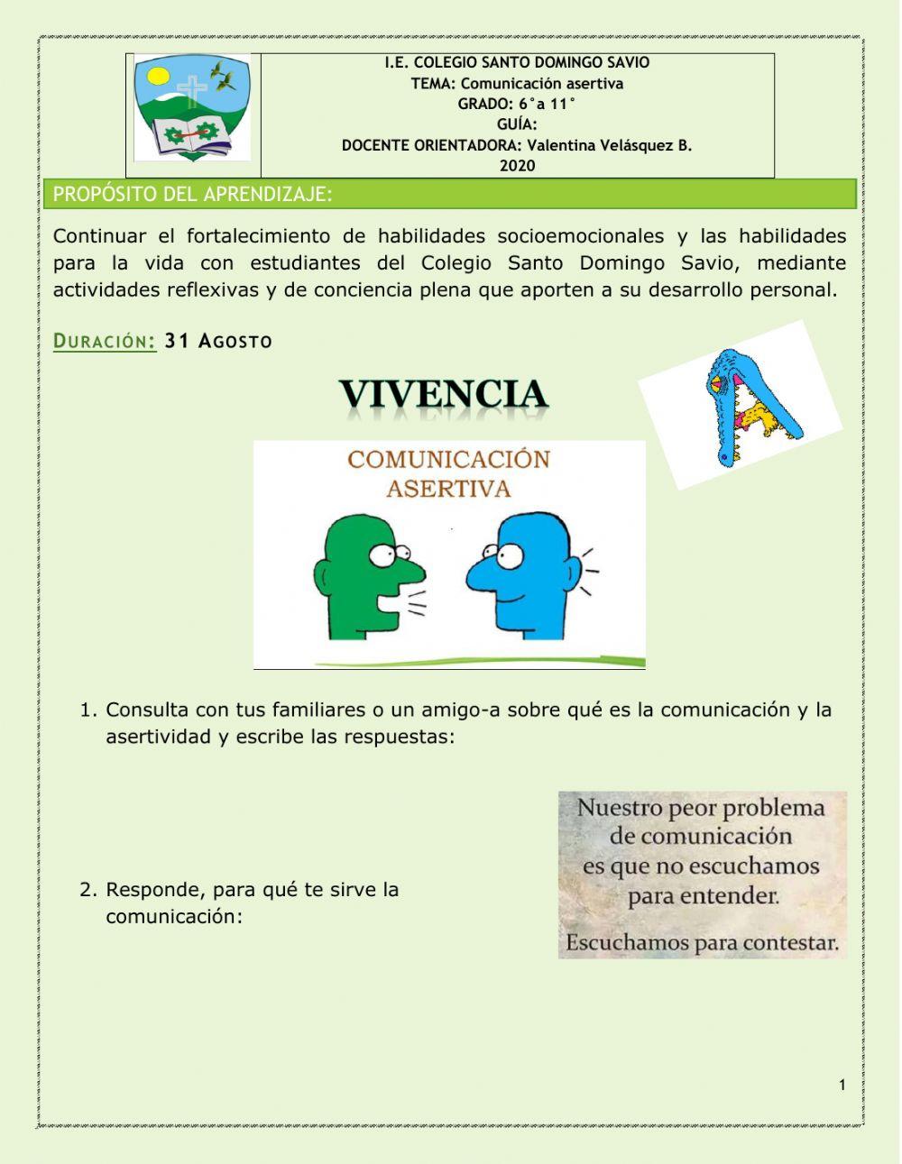 Comunicación asertiva, generalidades