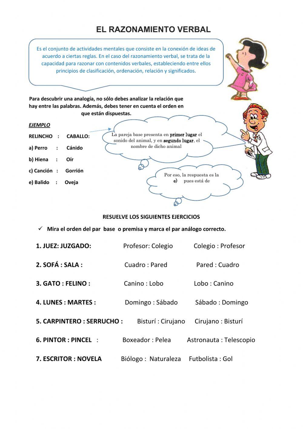 Razonamiento verbal