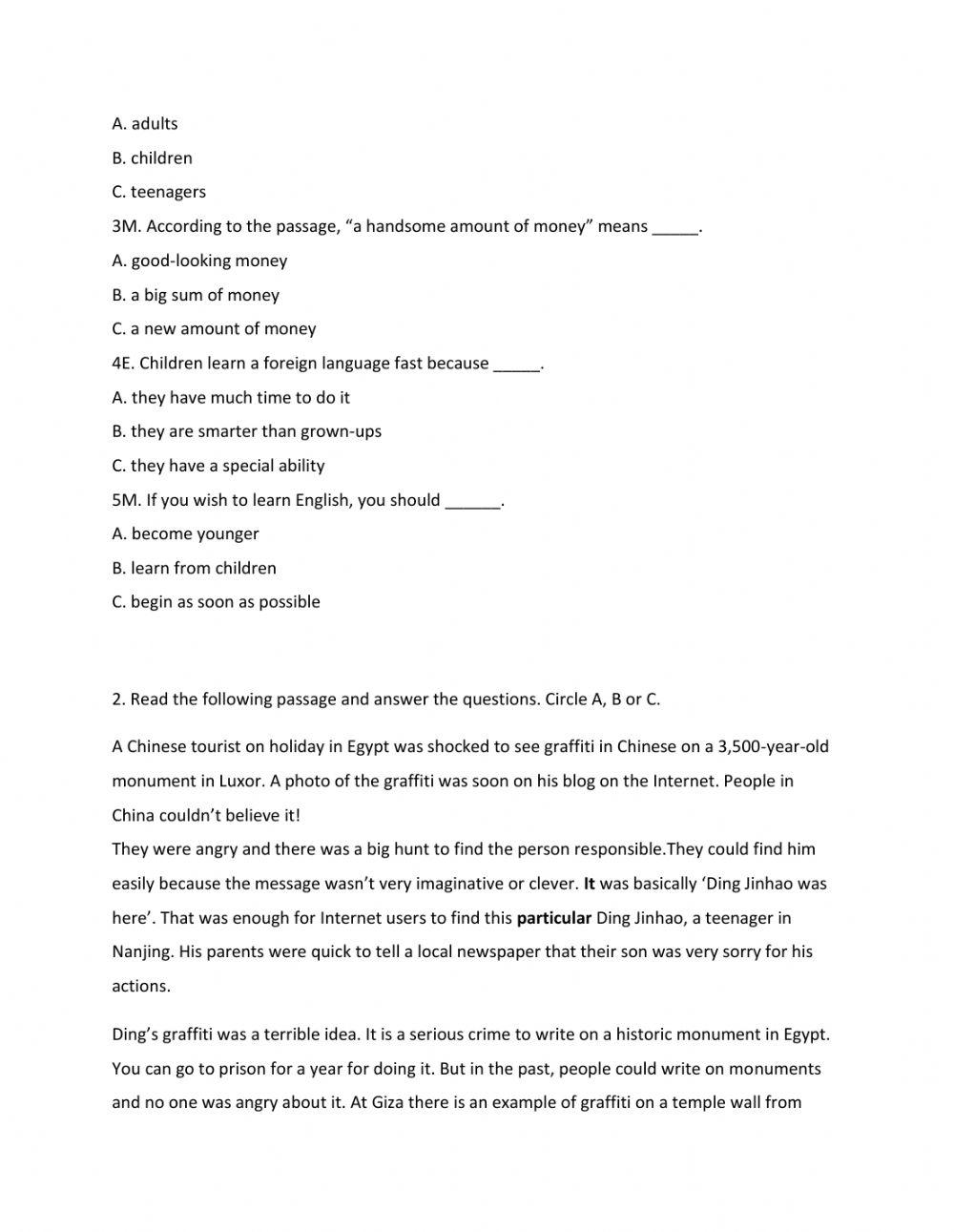 Lớp 9 - Unit 9 ENGLISH IN THE WORLD - READING