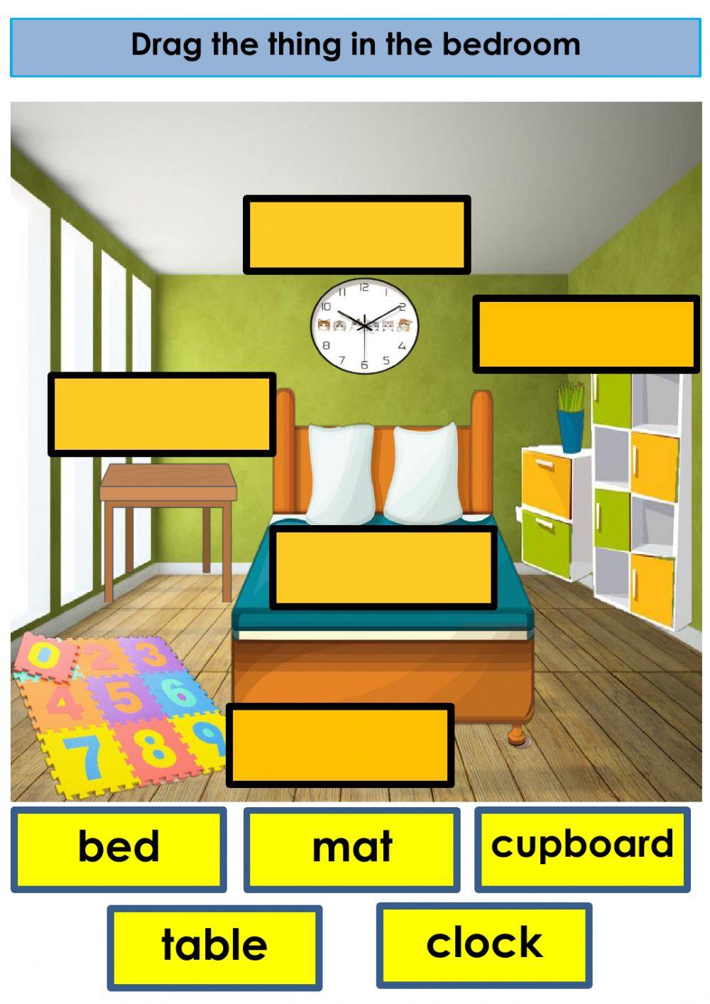 Thing in the bed room