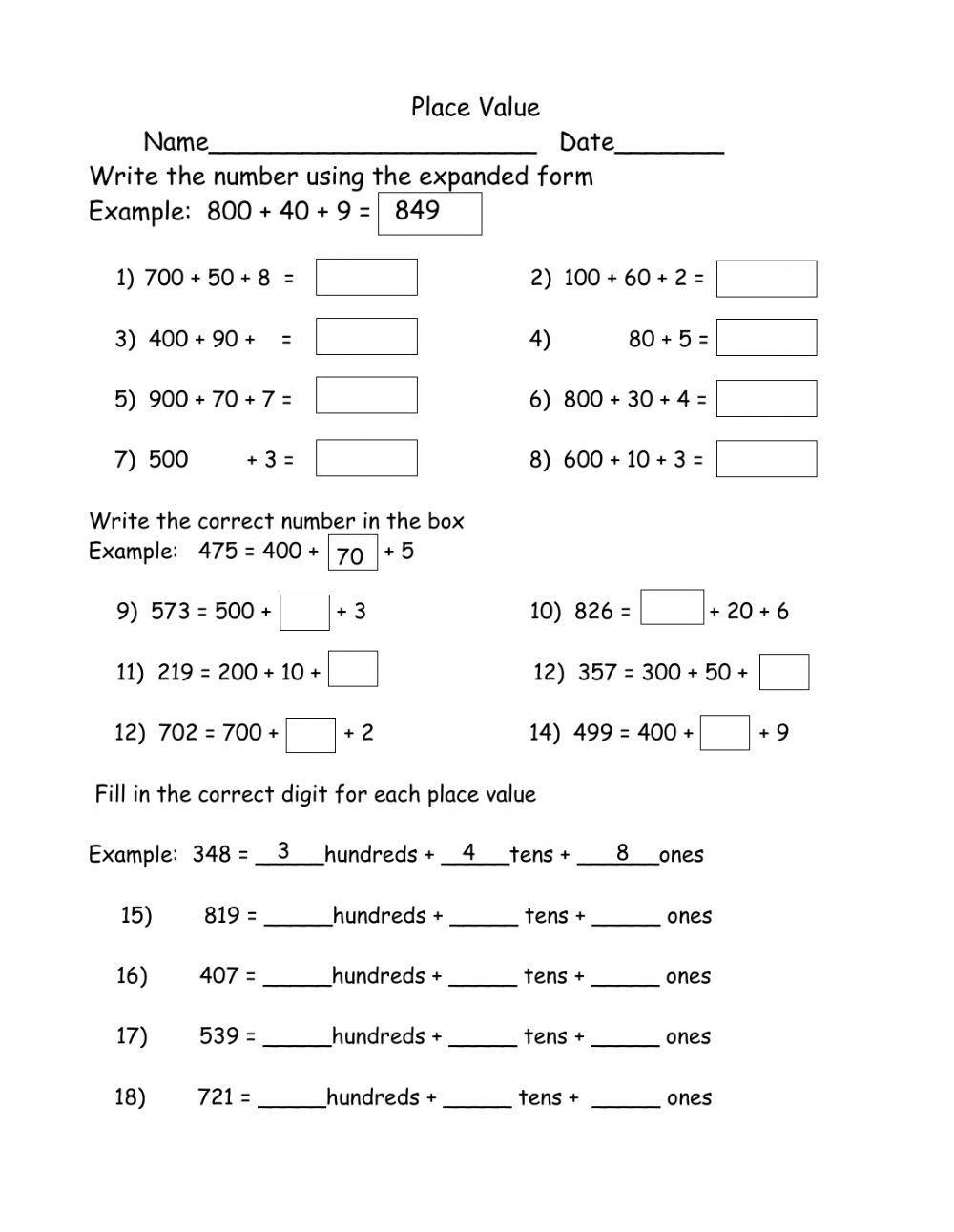 Place Value