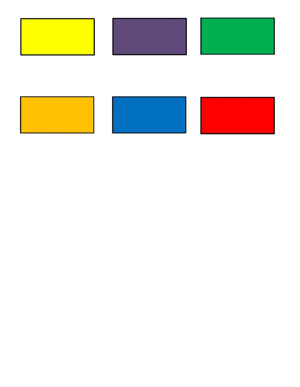 Colores primarios y secundarios