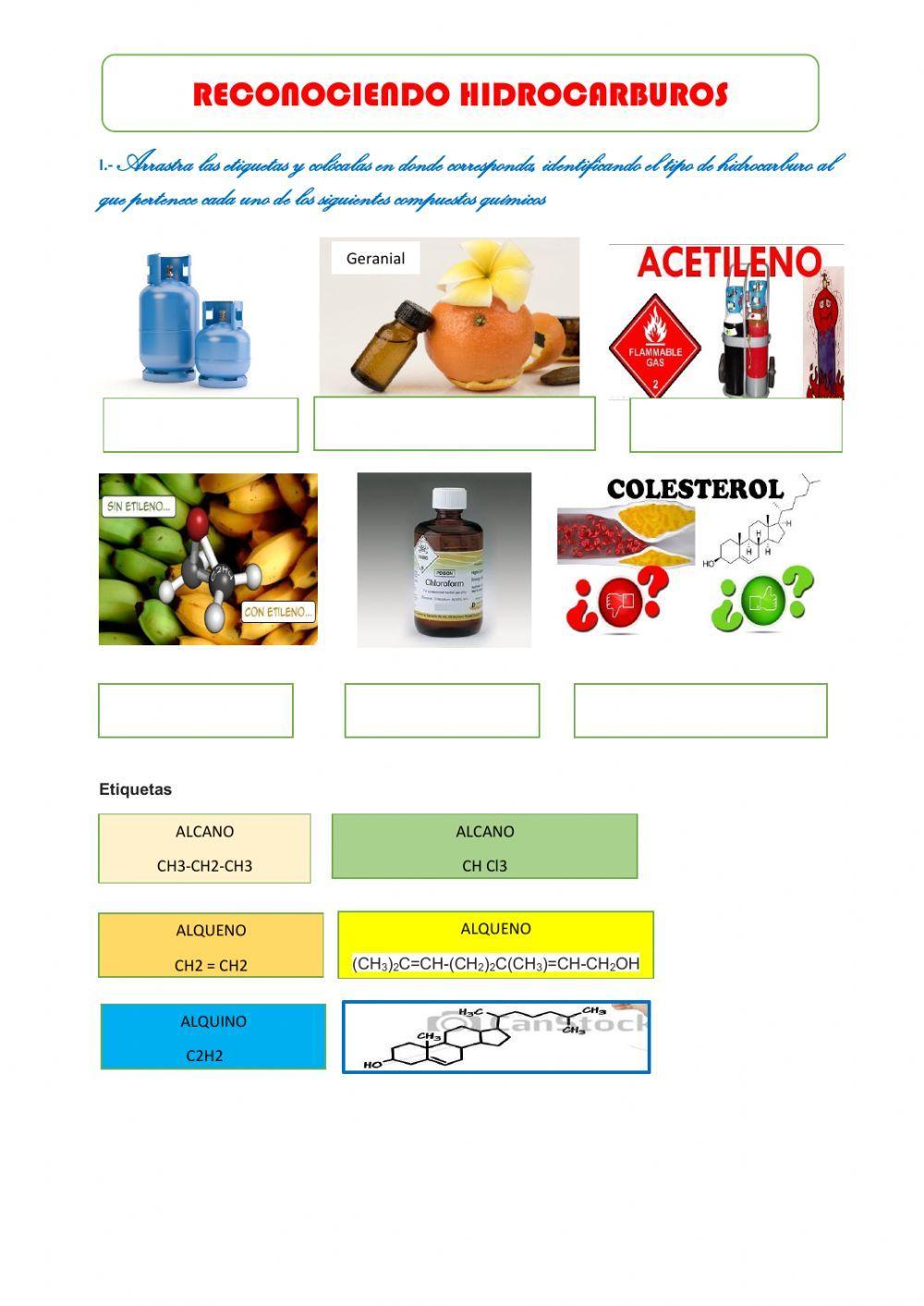 Reconociendo hidrocarburos