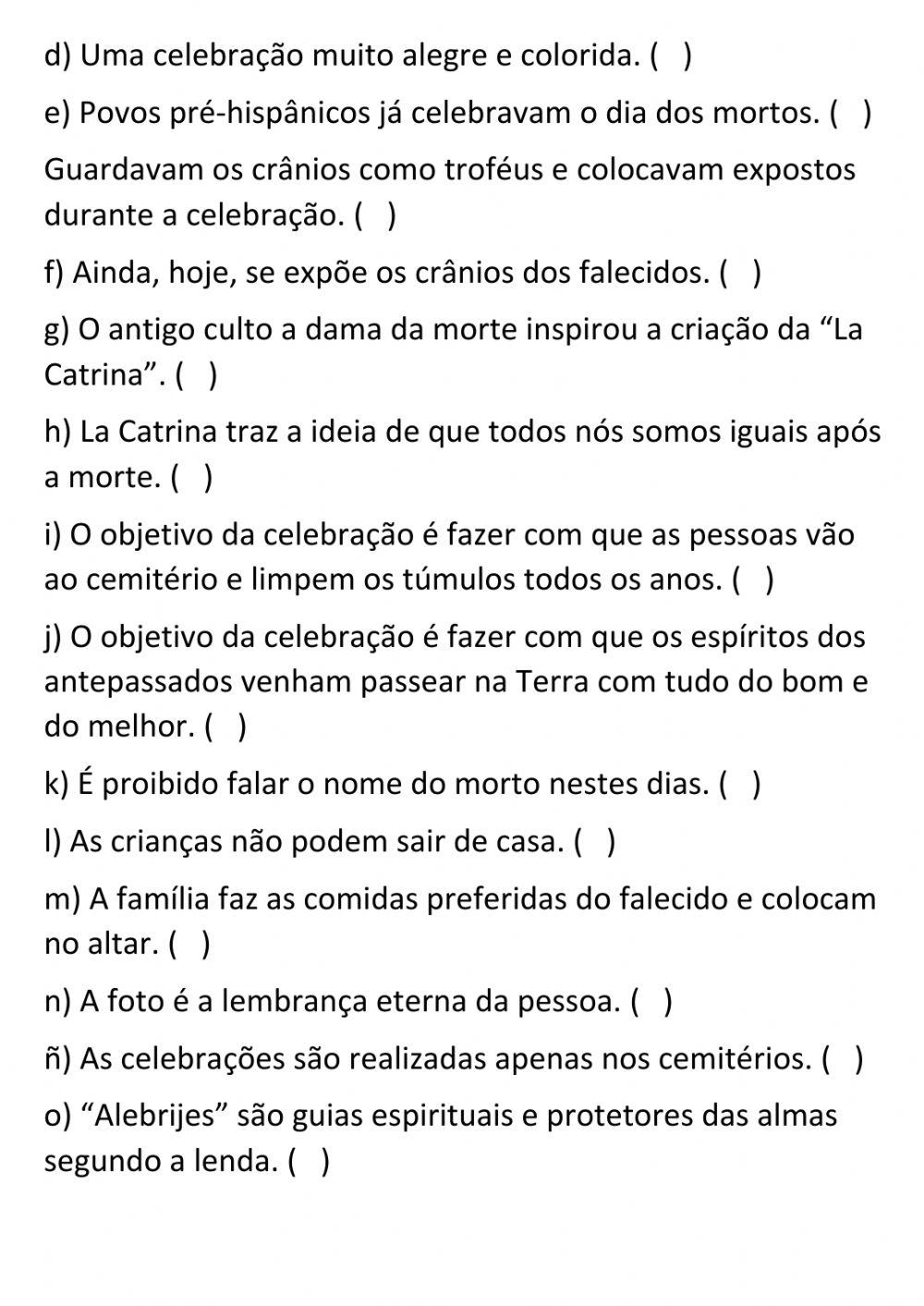 Postagem sobre o dia de los muertos