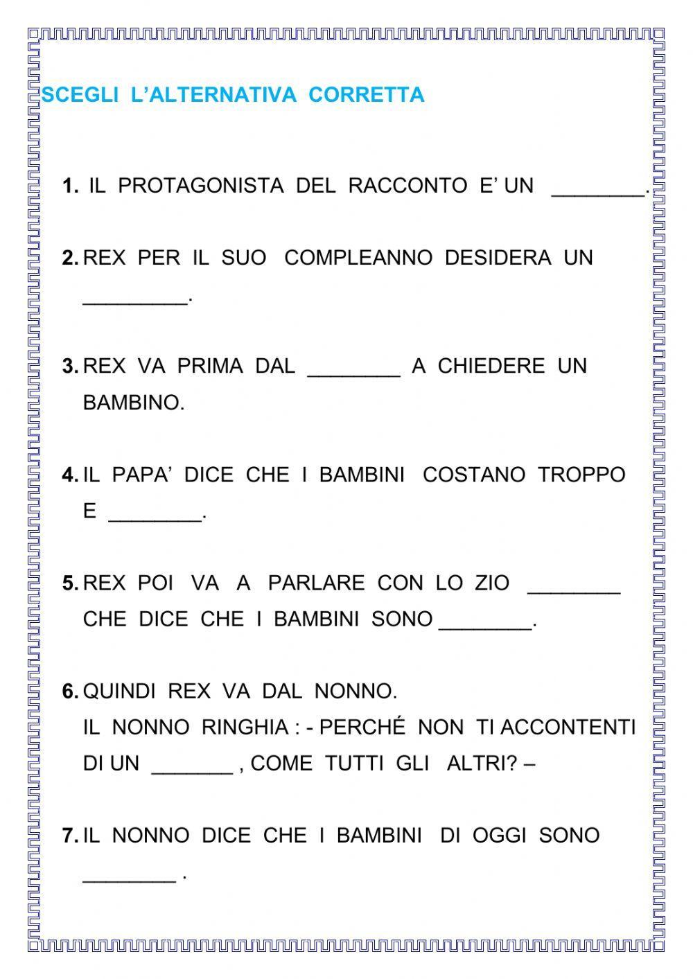 Un bambino da compagnia!