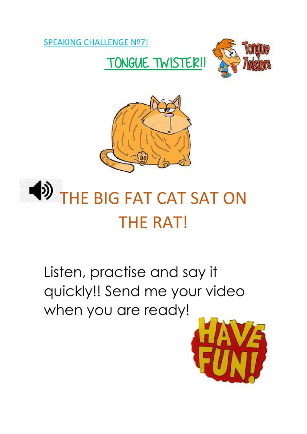 Speaking challenge nº7