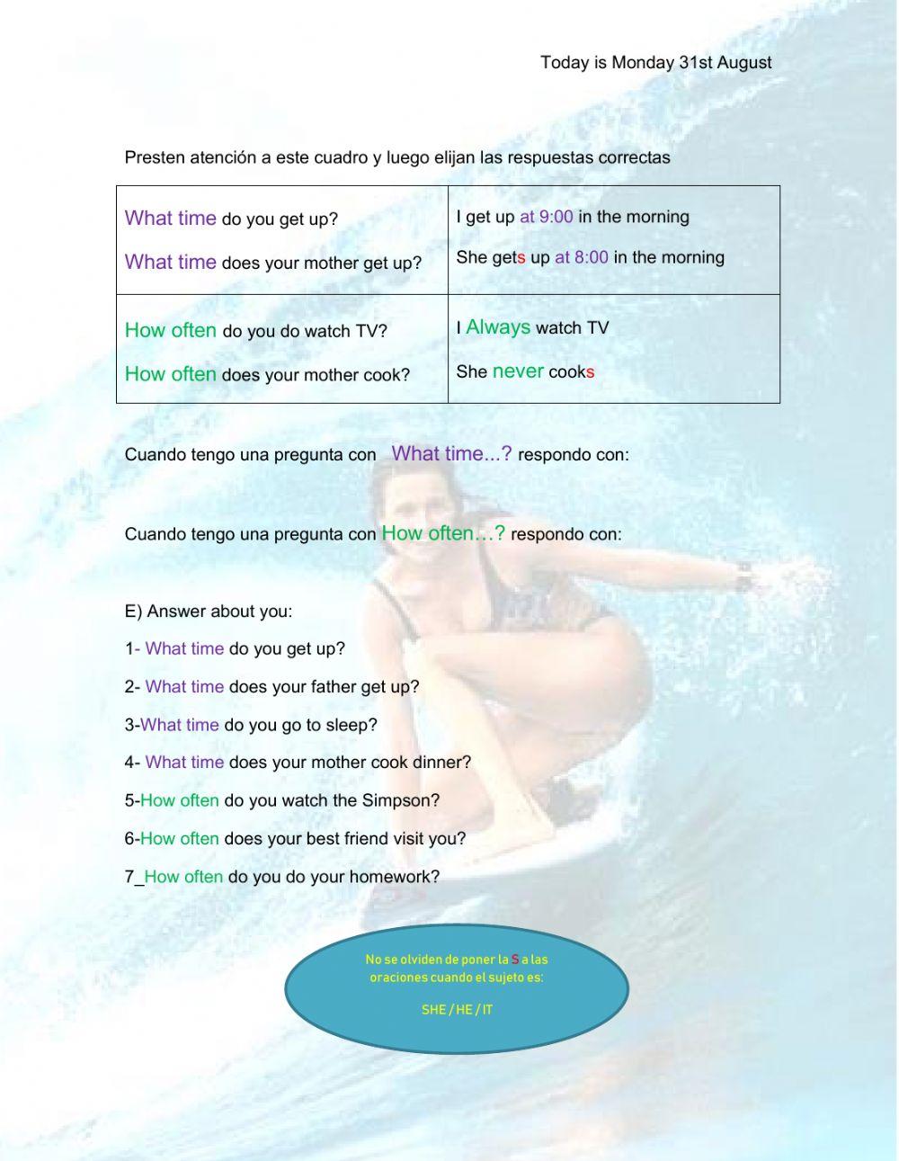 A day in life before quarantine