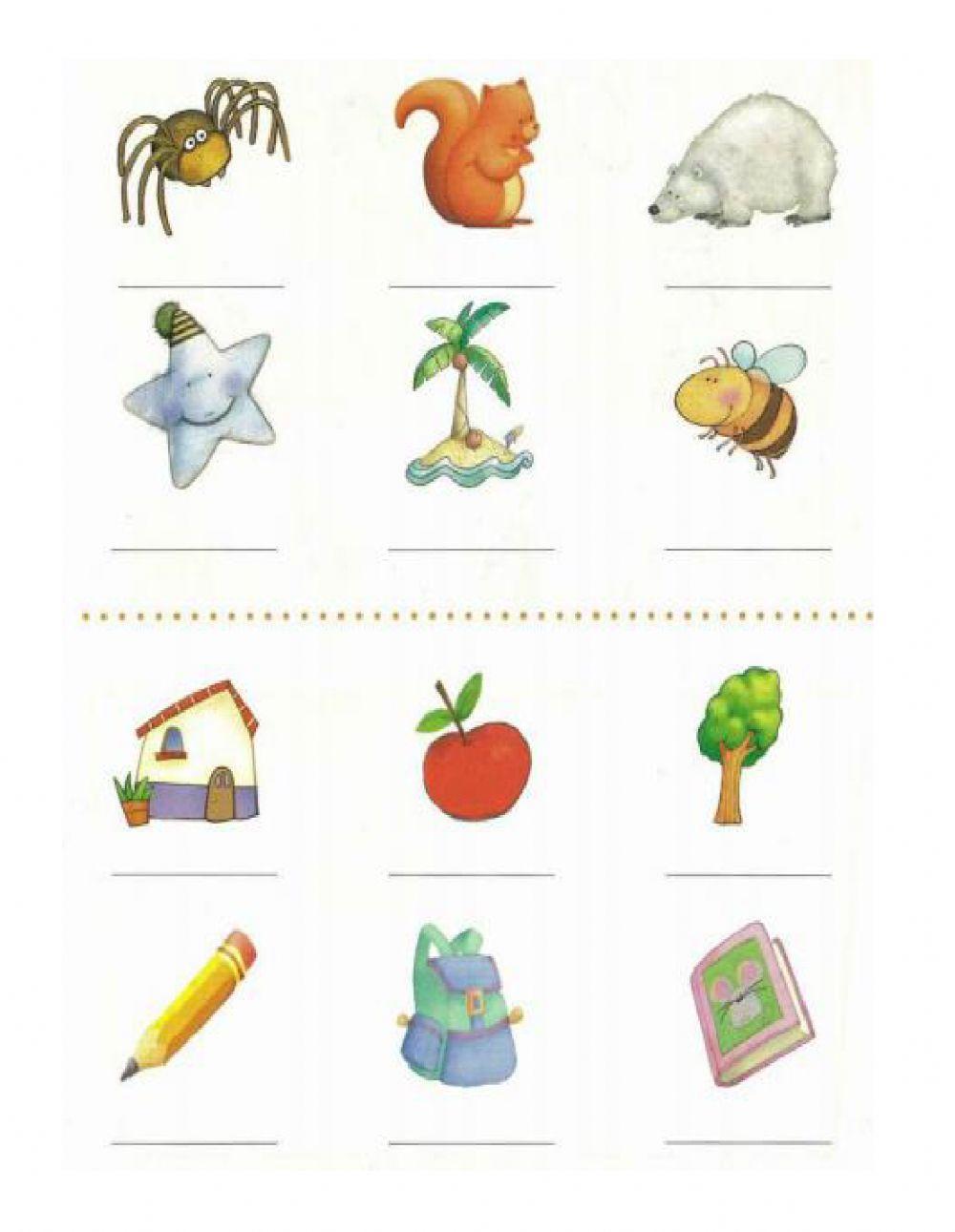 Escritura de palabras