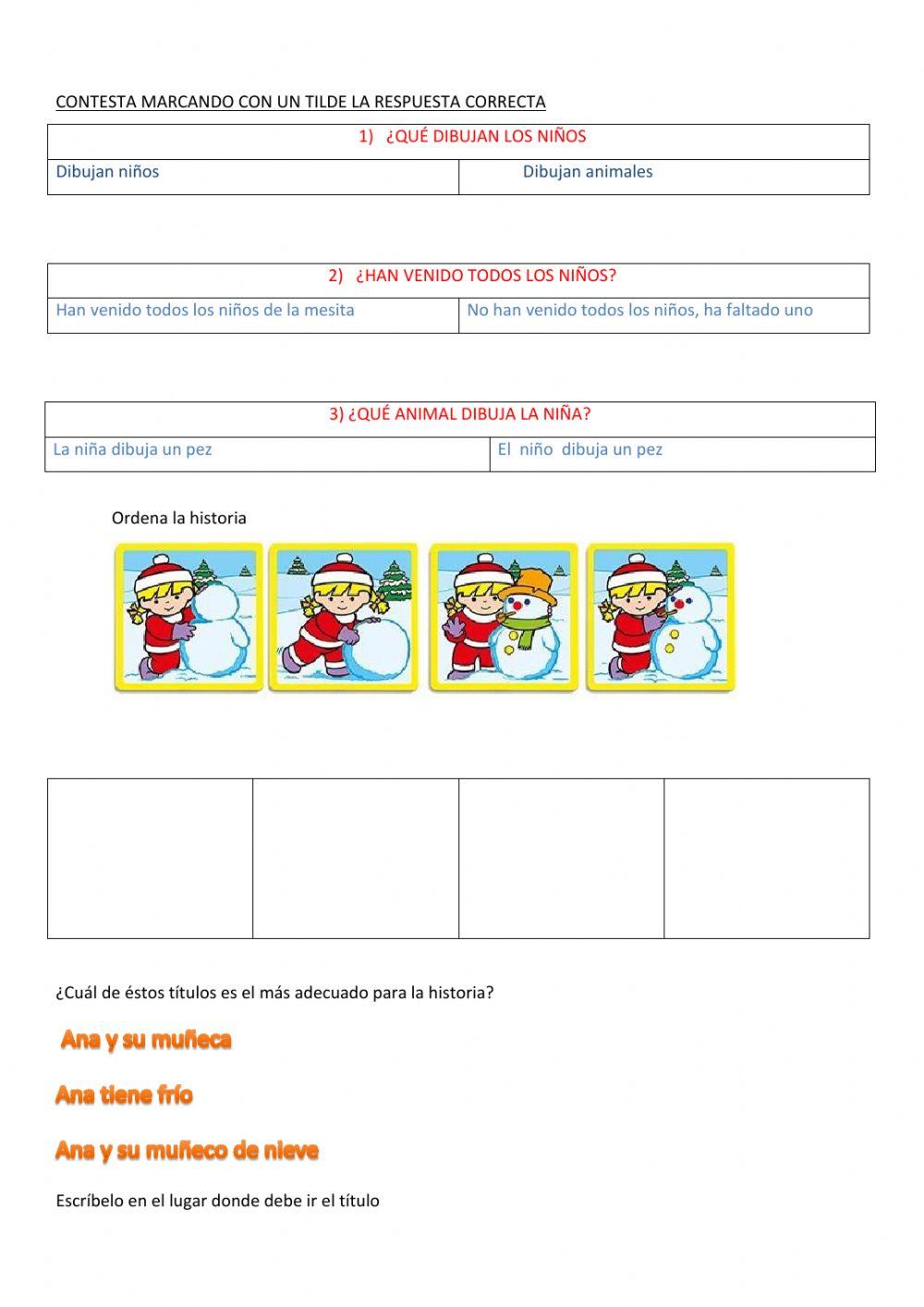 Comprensión lectora ficha 9.3