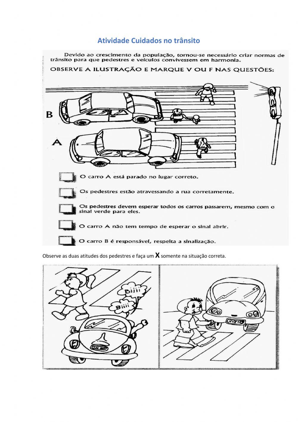 Cuidados no transito