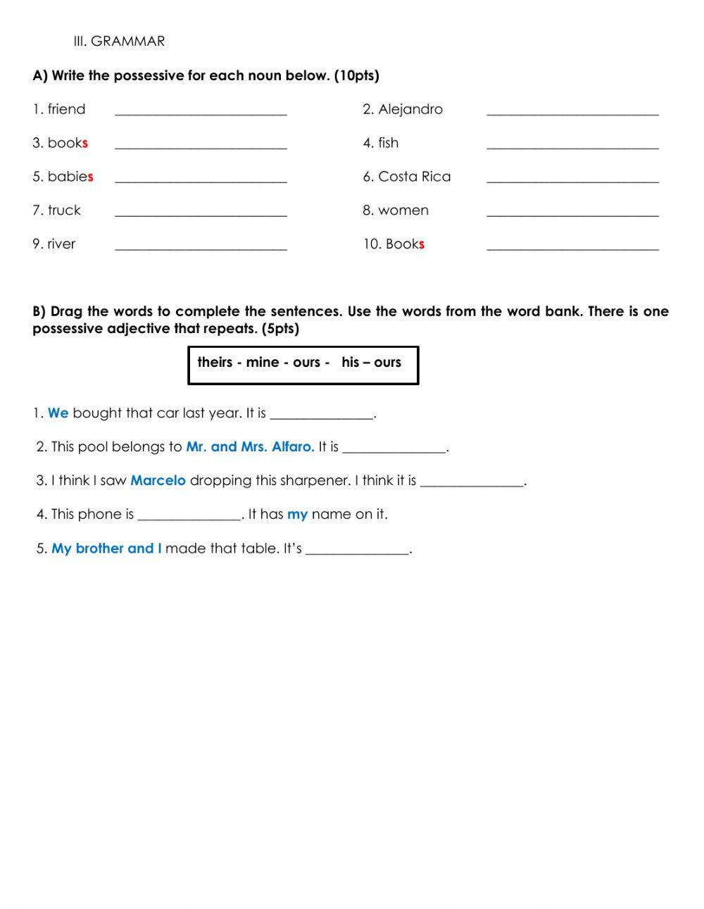 LA CP Week 30 and 31 Accomodations