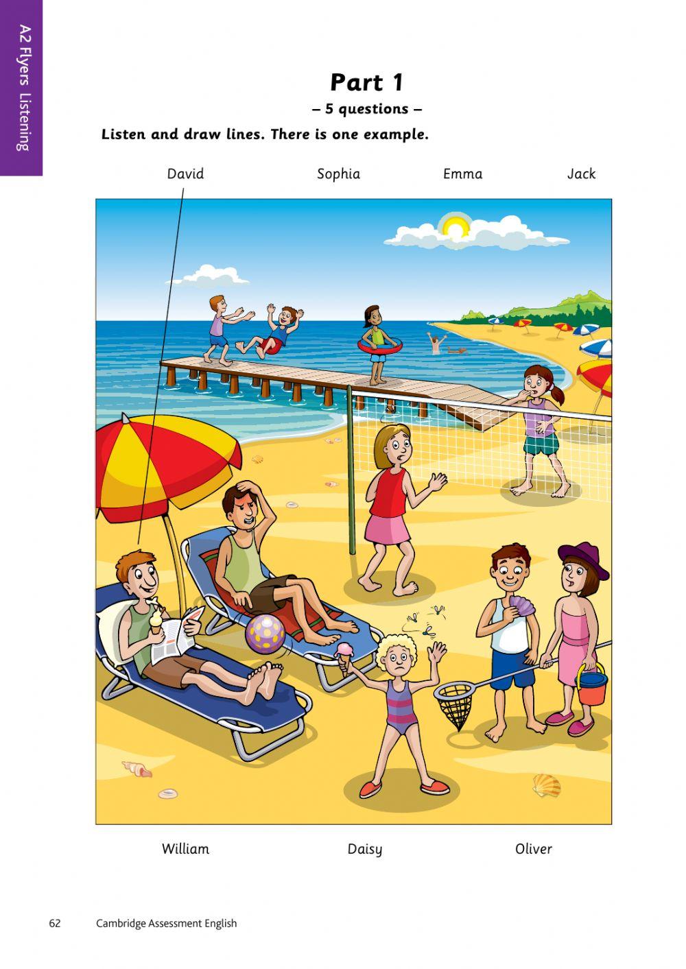 A2 Flyers Listening Online Exercise For Live Worksheets A2 Flyers Listening Online Exercise For Live Worksheets