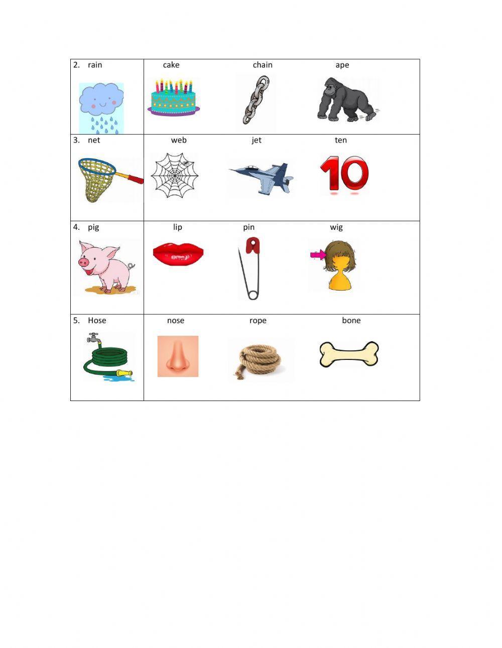 Kindergarten PRE-TEST