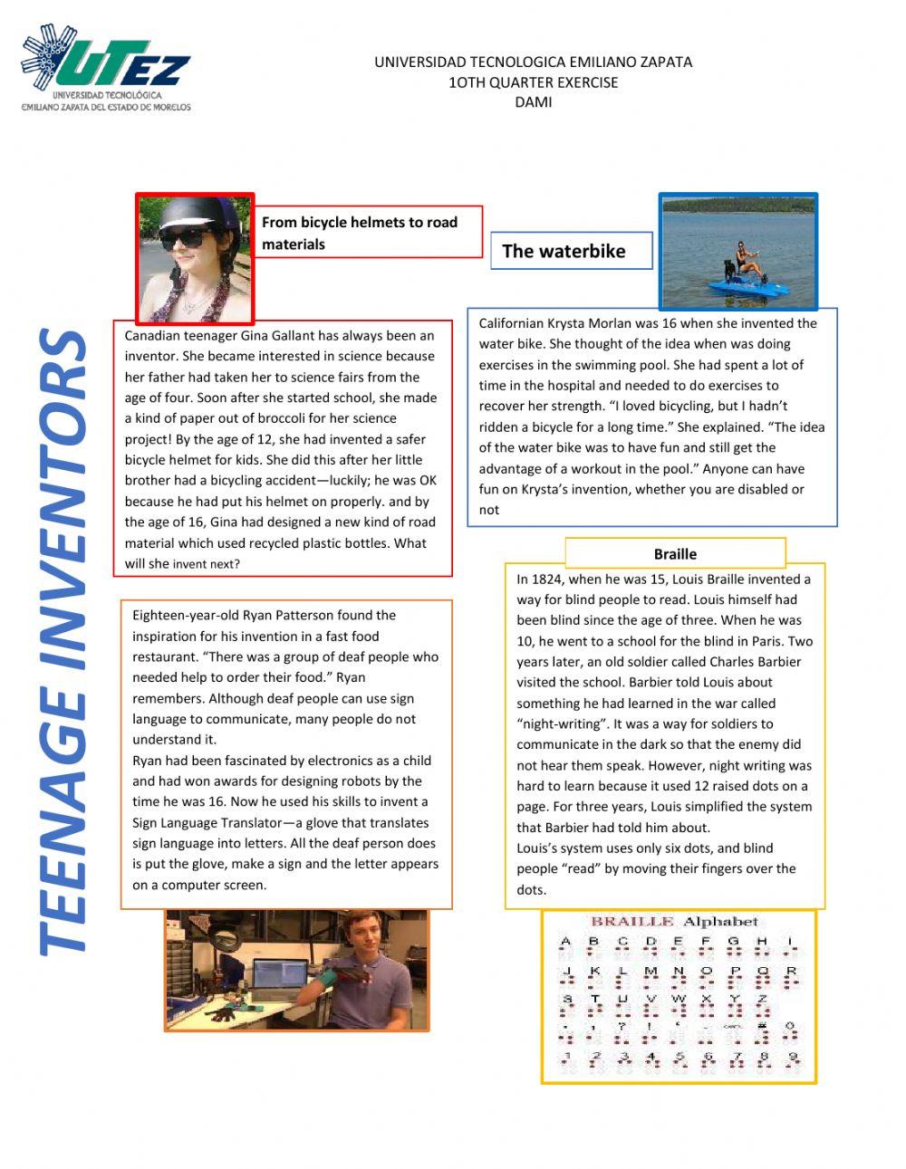 Past Perfect reading